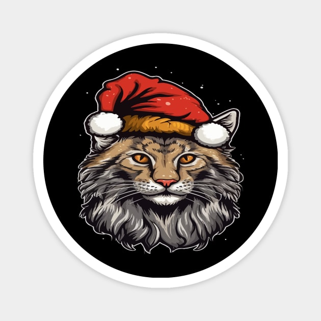 Bobcat Christmas Magnet by JH Mart